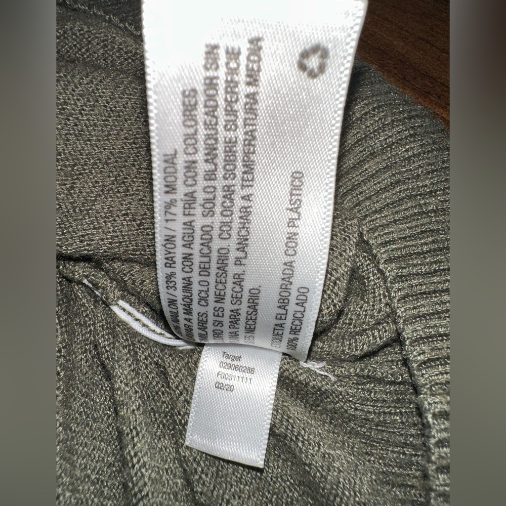 Isabel Maternity Olive Green Ruched Sweater | XL - Picture 2 of 5